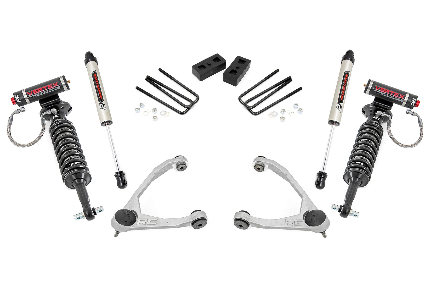 3.5" Lift Kit | Forged UCA | Cast Steel | Vertex/V2 | Chevy/GMC 1500 (07-13)
