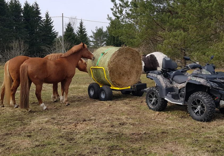 ATV/UTV Silo & Hay Bale Trailer