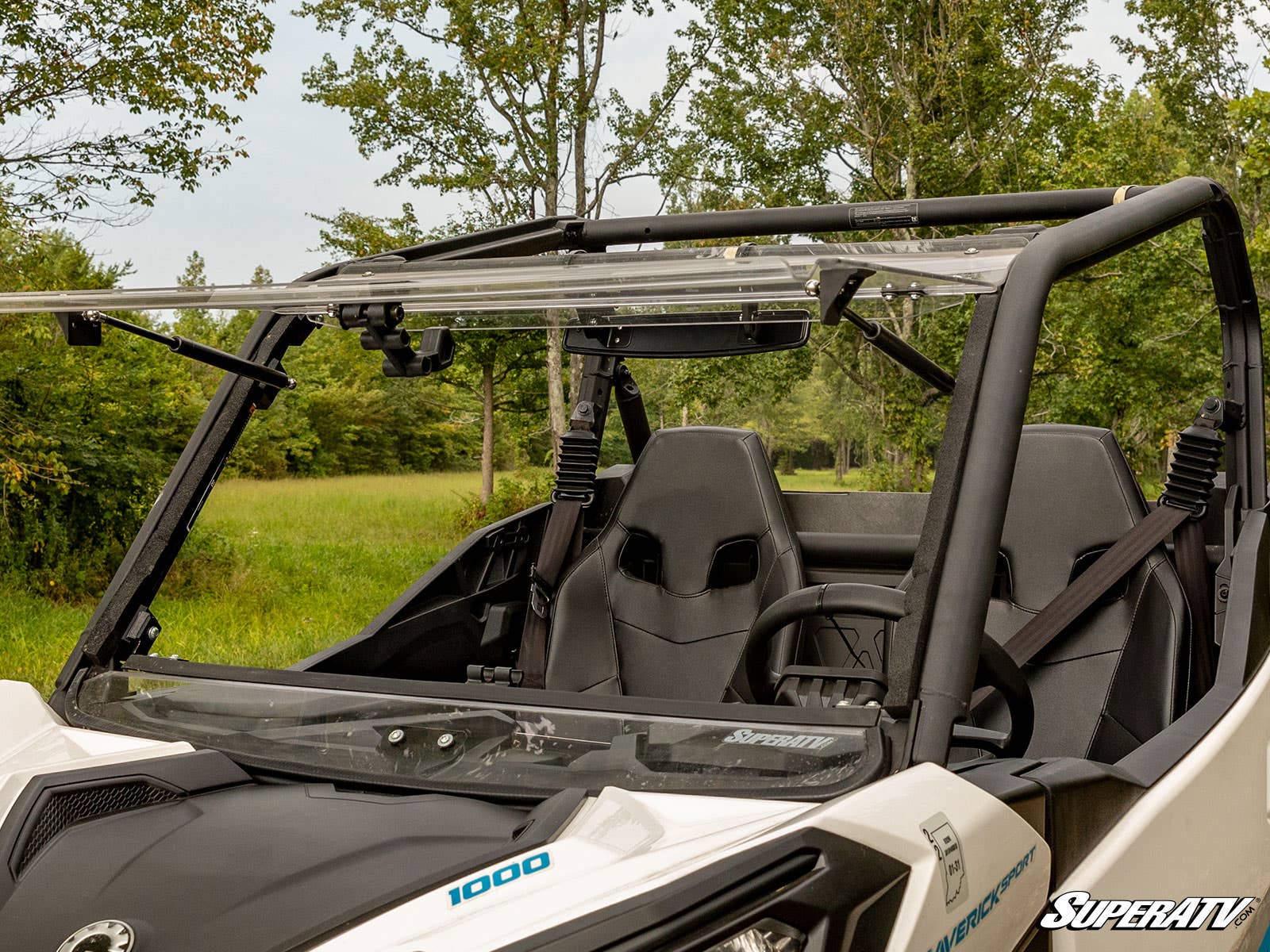 Hisun 17" Curved Rear View Mirror - Offroad Armor
