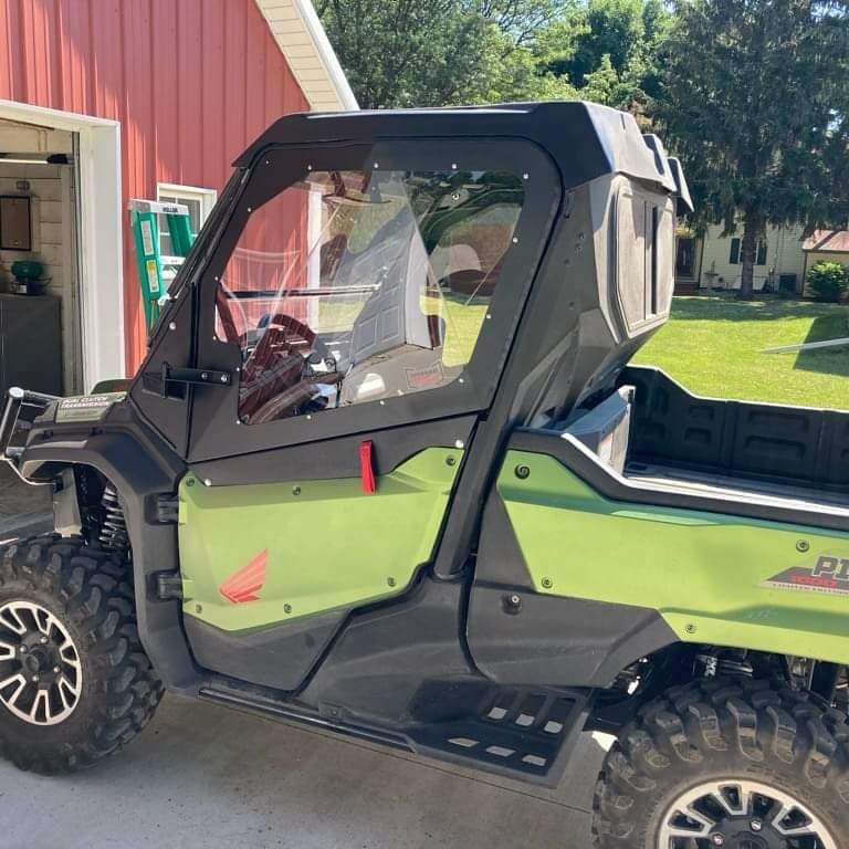 Honda Pioneer 1000 - 5 Cab Enclosure With Aluminum Upper Front Doors, Soft Rear Doors, And Middle & Back Soft Back Panels. - Offroad Armor