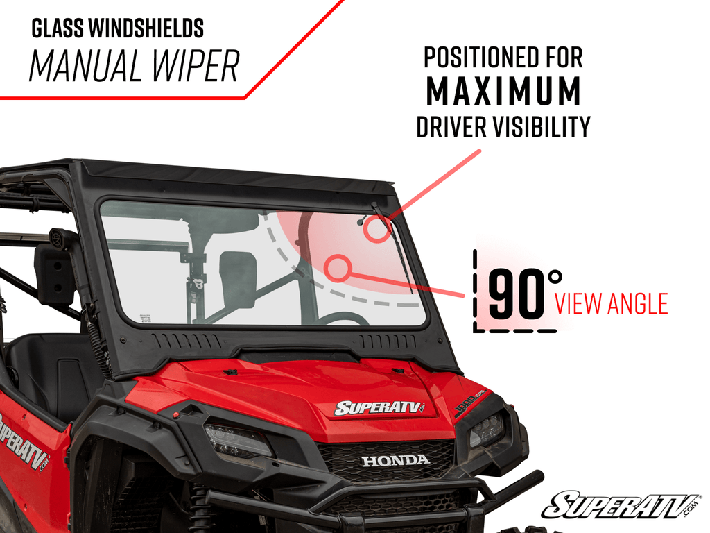 Honda Pioneer 1000 Glass Windshield - Offroad Armor