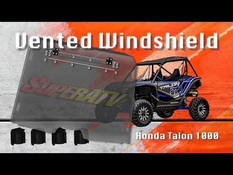 Honda Talon 1000 Vented Full Windshield - Offroad Armor