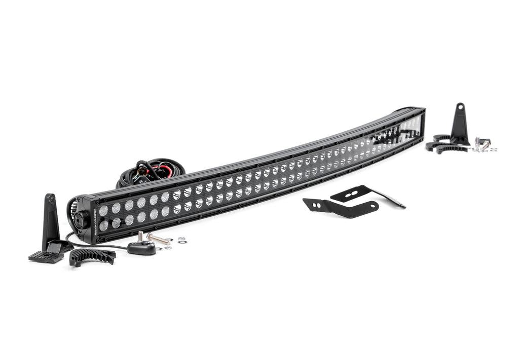Rough Country LED Light | Front Mount | 40" Black Dual Row | Honda Talon (19-21)/Talon 1000R (19-22)