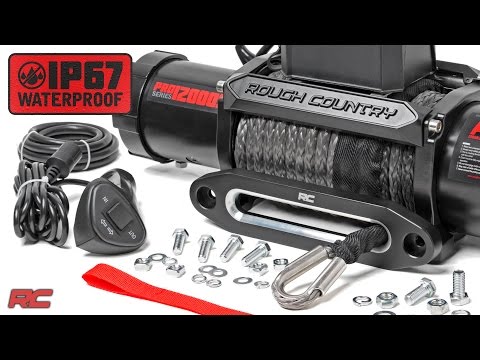 Rough Country 12000-Lb Pro Series Winch | Steel Cable