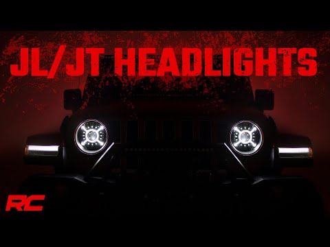 Rough Country 9 Inch Headlight | Pair | Jeep Gladiator JT/Wrangler 4xe/Wrangler JL (18-23)