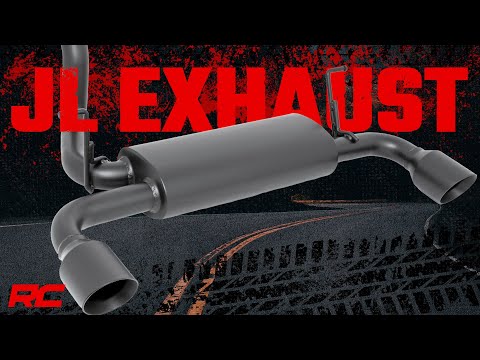 Rough Country Performance Exhaust | Dual Outlet | Jeep Wrangler 4xe (21-23)/Wrangler JL (18-23)