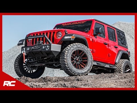 3.5 Inch Lift Kit | C/A Drop | FR D/S | Jeep Wrangler JL Rubicon (18-23)