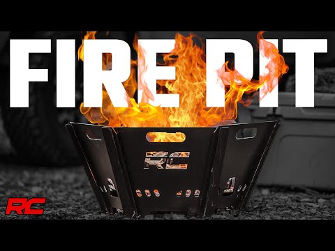 Rough Country Overland Collapsible Fire Pit w/Carry Bag