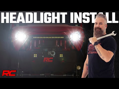 Rough Country 9 Inch Headlight | Pair | Jeep Gladiator JT/Wrangler 4xe/Wrangler JL (18-23)
