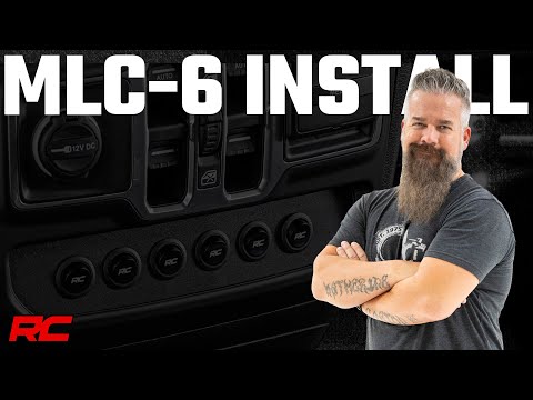Rough Country MLC-6 | Muliple Light Controller | Lower Dash | Jeep Wrangler JL (18-23)