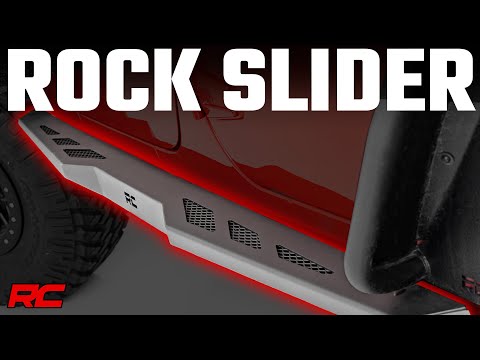 Rough Country Rock Sliders | Heavy Duty l 4-Door | Jeep Wrangler JK (07-18)