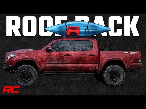 Rough Country Roof Rack | Front LED Lights | Toyota Tacoma 2WD/4WD (2005-2023)