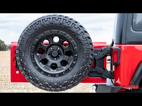 Rough Country Heavy Duty Tire Carrier | Jeep Wrangler JK  (2007-2018)