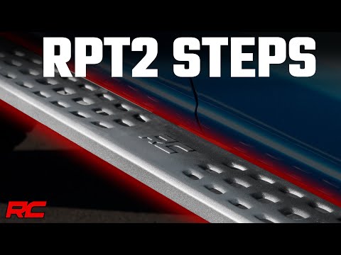Rough Country Raptor Style Running Board | Crew Cab | Black | Ford F-150 (15-23)/F-150 Lightning (2022)