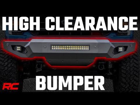 Rough Country High Clearance Front Bumper | LED Lights & Skid Plate | Ford F-150 (21-23)