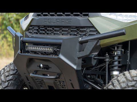 Rough Country LED Light | Bumper Mount | 12" Black Single Row | Polaris Ranger 1000XP/900XP (19-20)