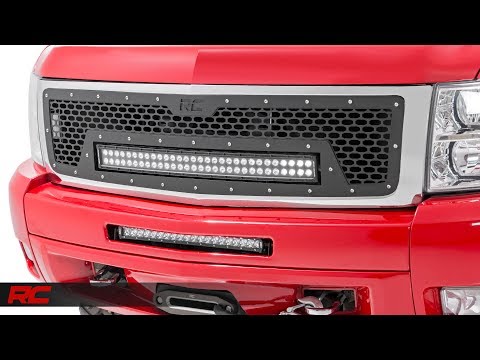 Rough Country Mesh Grille | Chevy Silverado 1500 2WD/4WD (2007-2013)