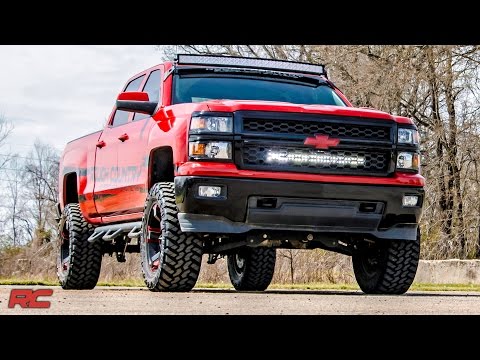 Rough Country Chevrolet 30in Curved Cree LED Grille Kit | Dual Row (14-15 Silverado 1500)