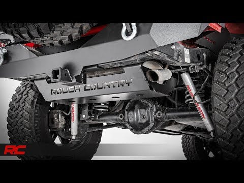 Rough Country Muffler Skid Plate | Jeep Wrangler JK  (2007-2018)