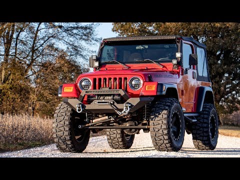 Rough Country Front Bumper | Rock Crawler | Jeep Wrangler TJ 4WD (1997-2006)