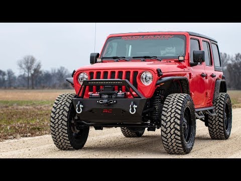 Rough Country Skid Plate | Muffler | Jeep Wrangler JL 4WD (2018-2023)
