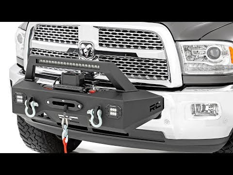 Rough Country EXO Winch Mount Kit | Ram 2500 2WD/4WD (2014-2018)