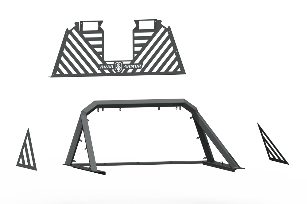 2009-2020 Ram 1500 Stealth Headache Racks (Non Toolbox Bed) - Texture Black