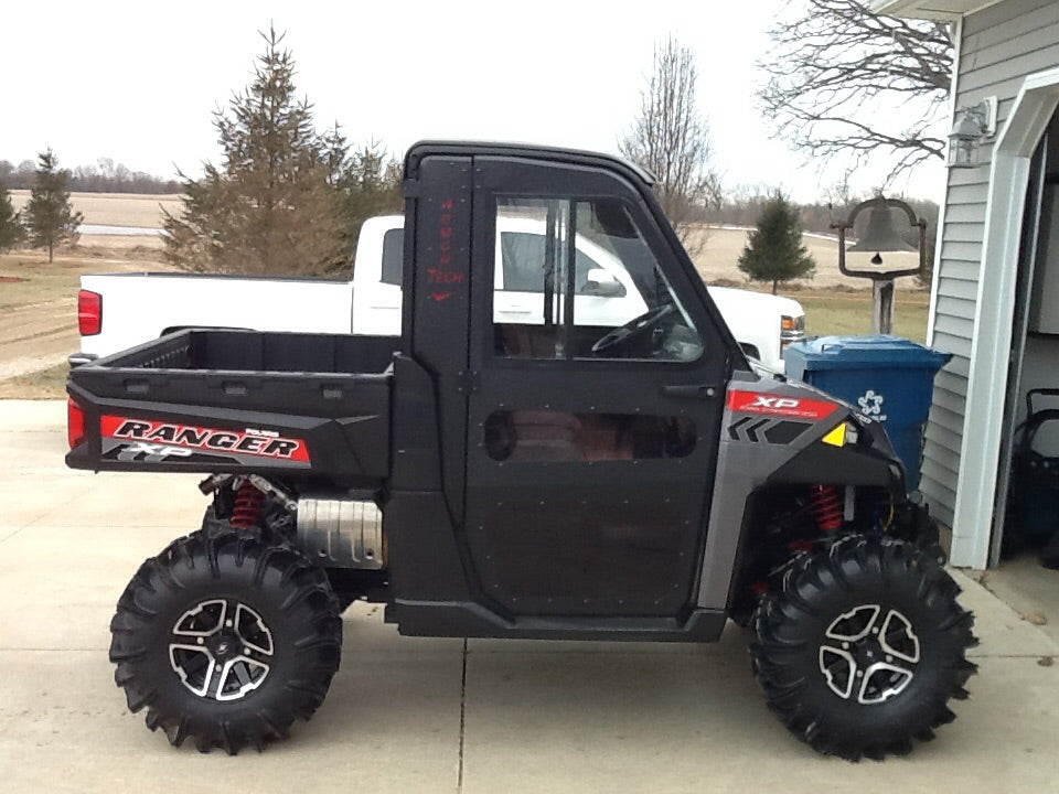 Full Steel Doors By Armor Tech for 2013-19 Polaris Ranger 900/1000/XP/DIESEL & 570 Full Size '15-16