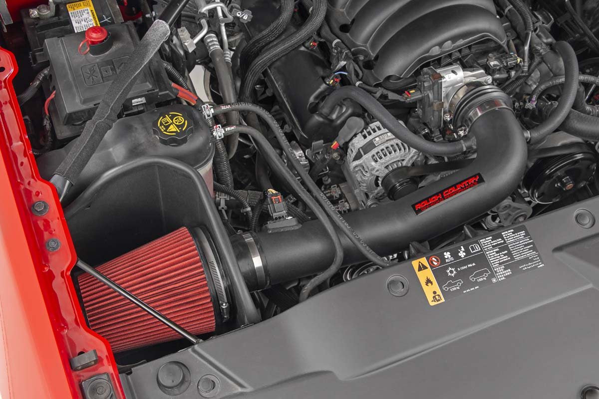 Rough Country Cold Air Intake Kit 5.3L/6.2L | Pre Filter | Chevy/GMC 1500 (14-18)