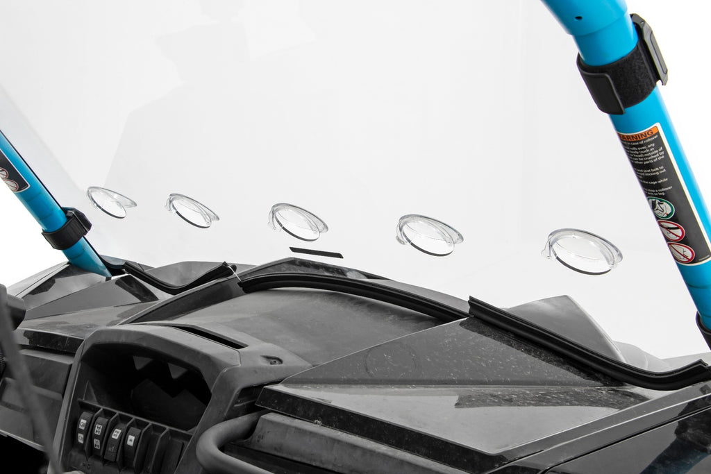 Rough Country Vented Full Windshield | Scratch Resistant | Can-Am Maverick (13-18)