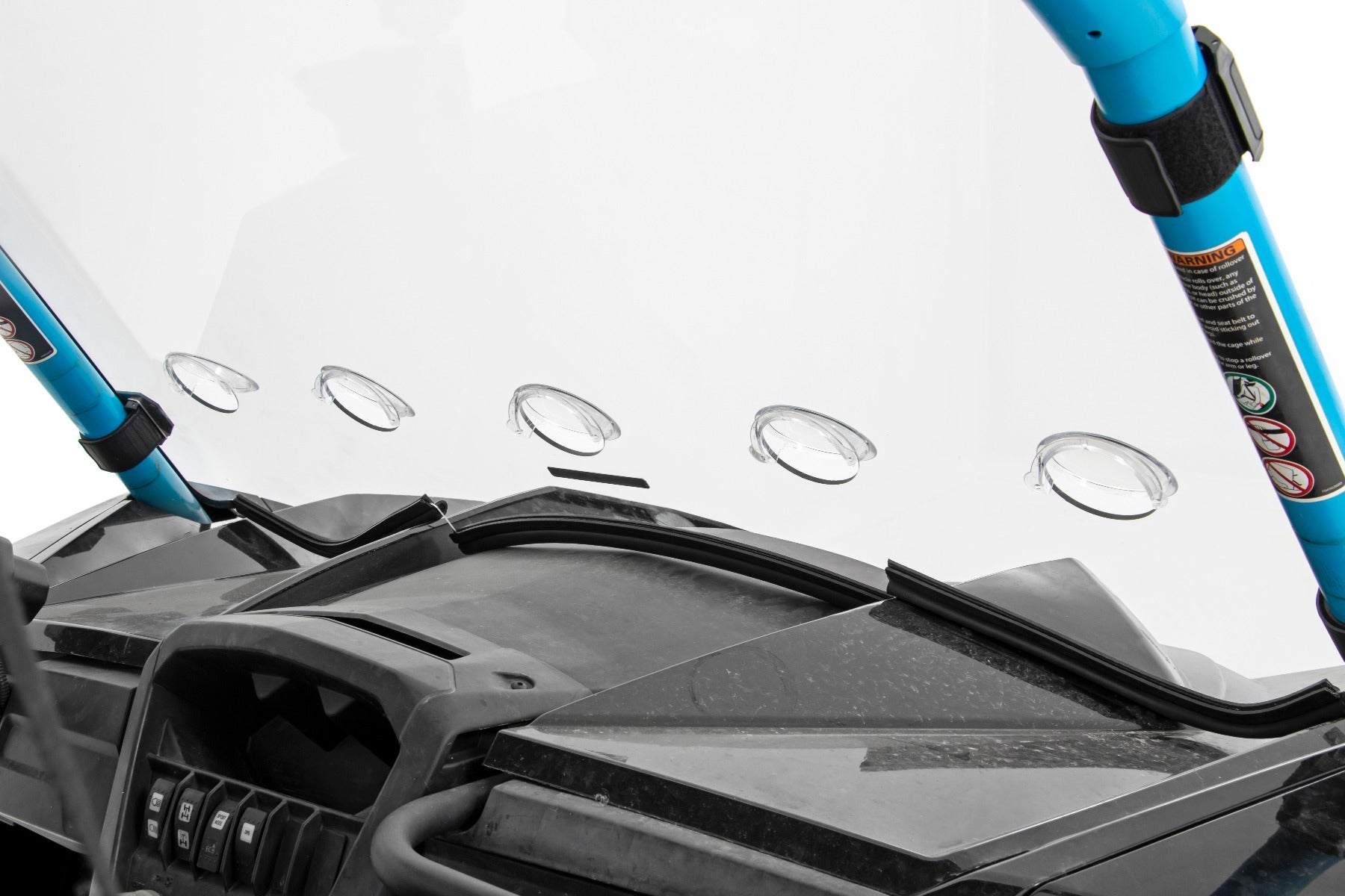 Rough Country Vented Full Windshield | Scratch Resistant | Can-Am Maverick (13-18)