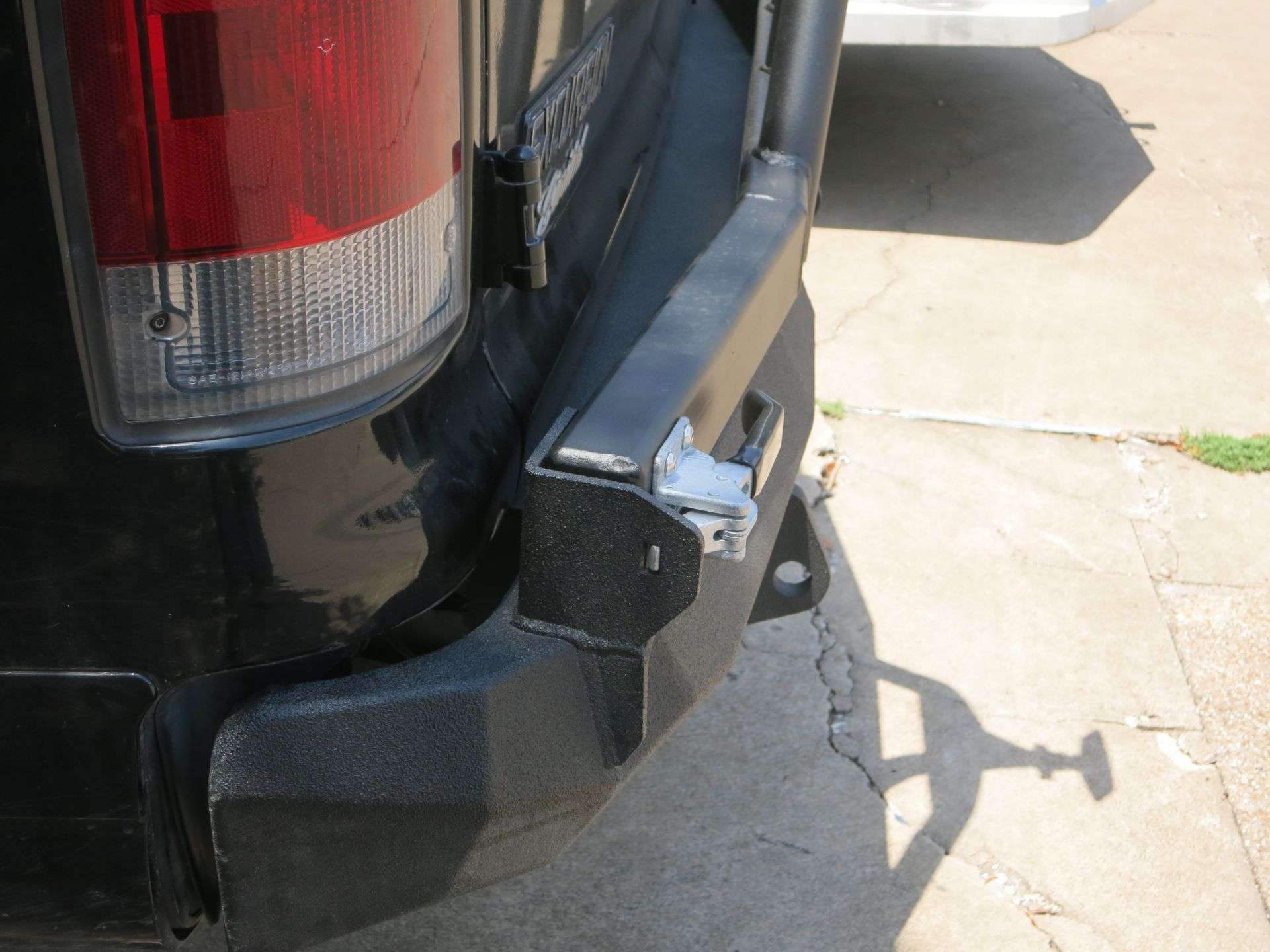 1999-2007 Ford Excursion Stealth Rear Winch Bumper With Tire Carrier - Texture Black Warn M8000 Or 9.5Xp