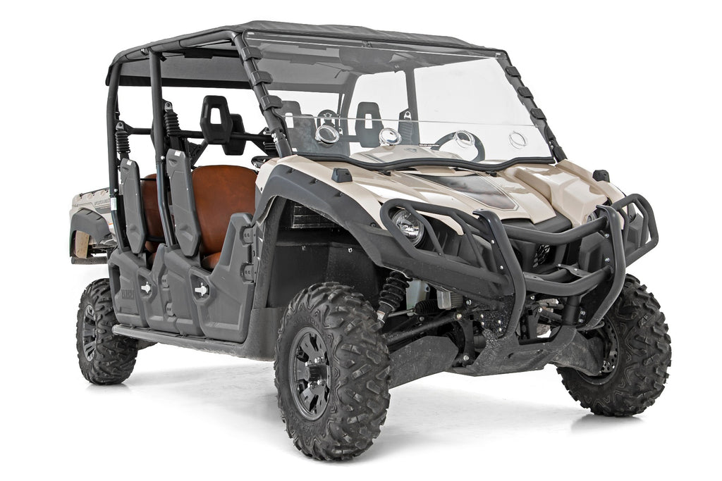Rough Country Vented Full Windshield | Scratch Resistant | Yamaha Viking/Viking EPS (14-22)