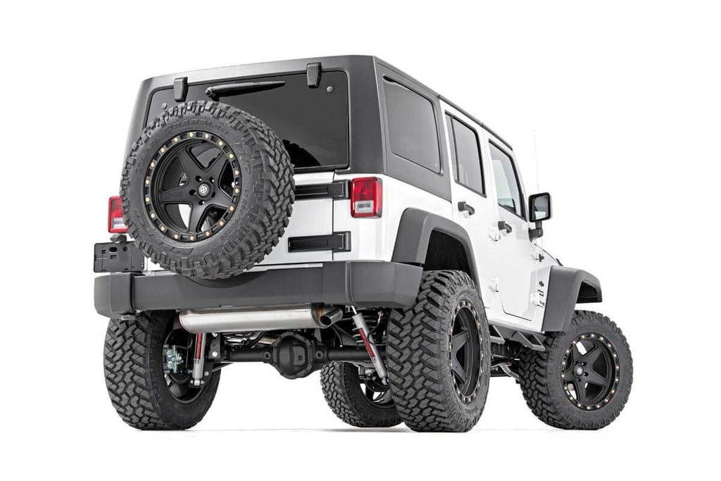 Rough Country Contoured Drop Steps | 4 Door | Jeep Wrangler JK 2WD/4WD (07-18)