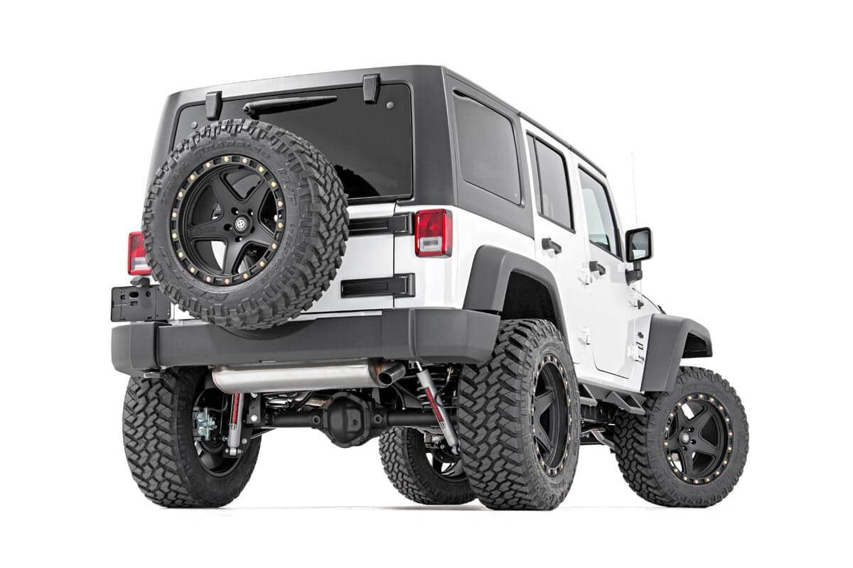 Rough Country Contoured Drop Steps | 4 Door | Jeep Wrangler JK 2WD/4WD (07-18)