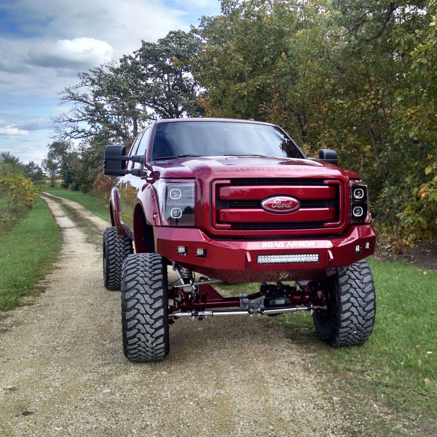 2011-2016 Ford F-250 Stealth Front Non-Winch Bumper - Texture Black