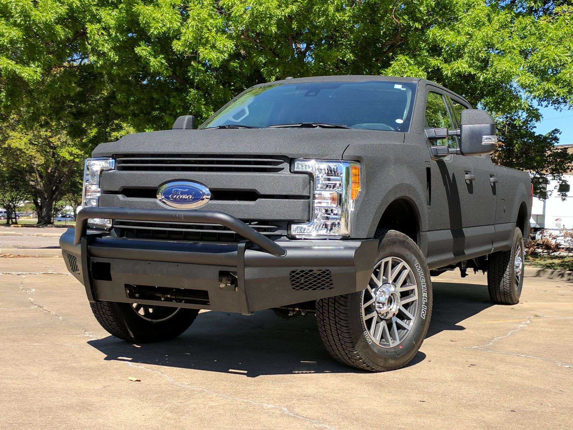 2017-2021 Ford F-250 Vaquero Front Non-Winch Bumper Pre-Runner Guard - Texture Black