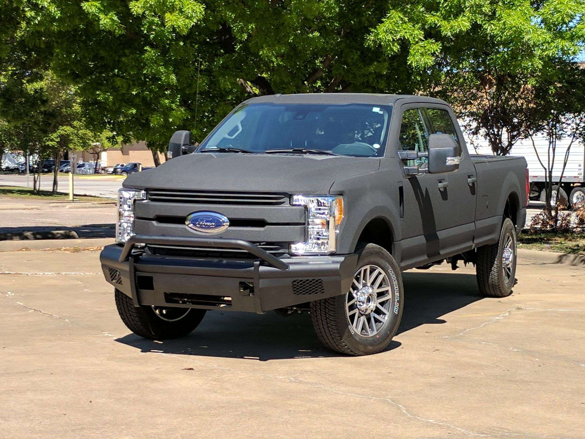 2017-2021 Ford F-250 Vaquero Front Non-Winch Bumper Pre-Runner Guard - Texture Black