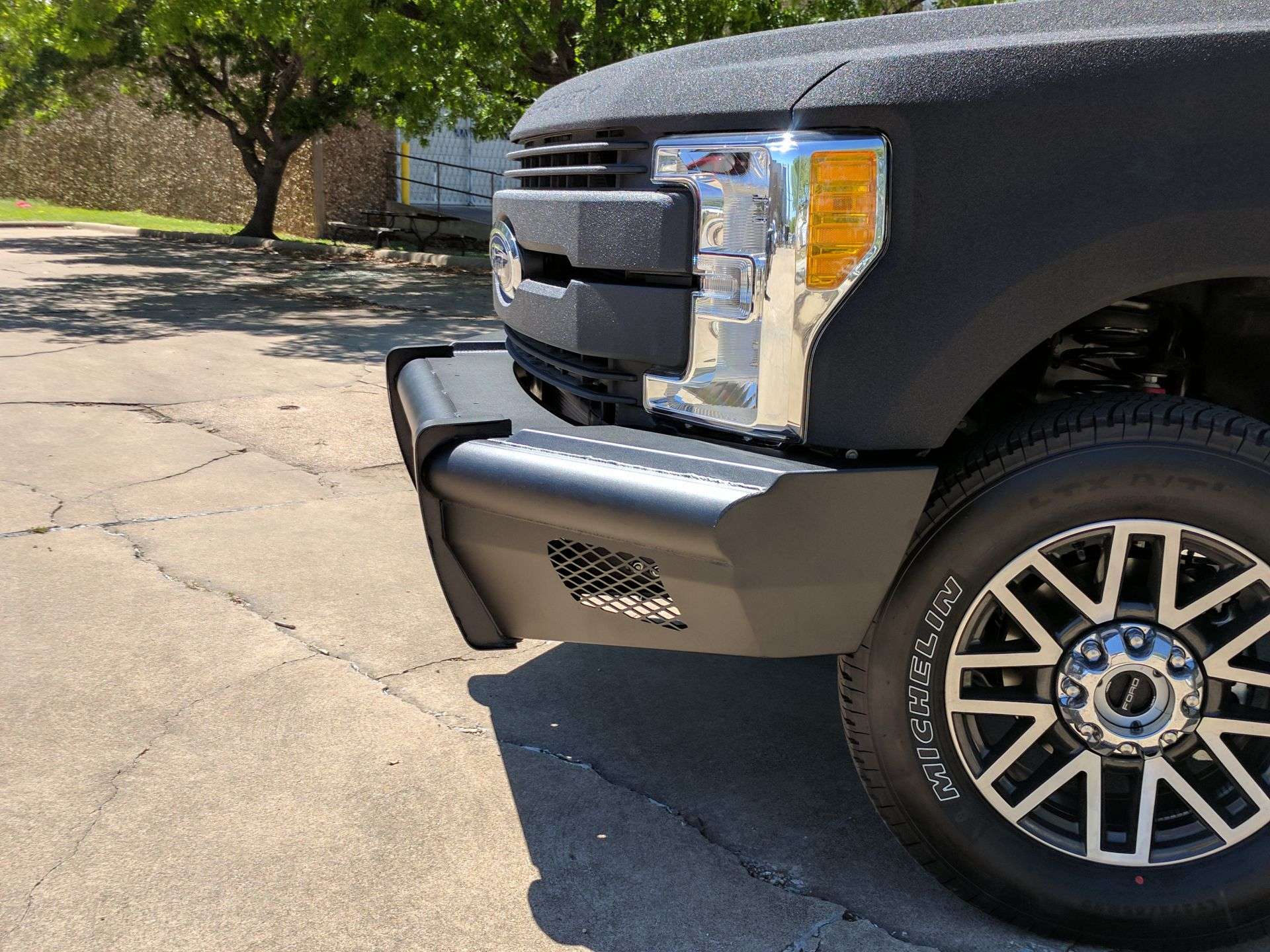 2017-2021 Ford F-250 Vaquero Front Non-Winch Bumper - Texture Black