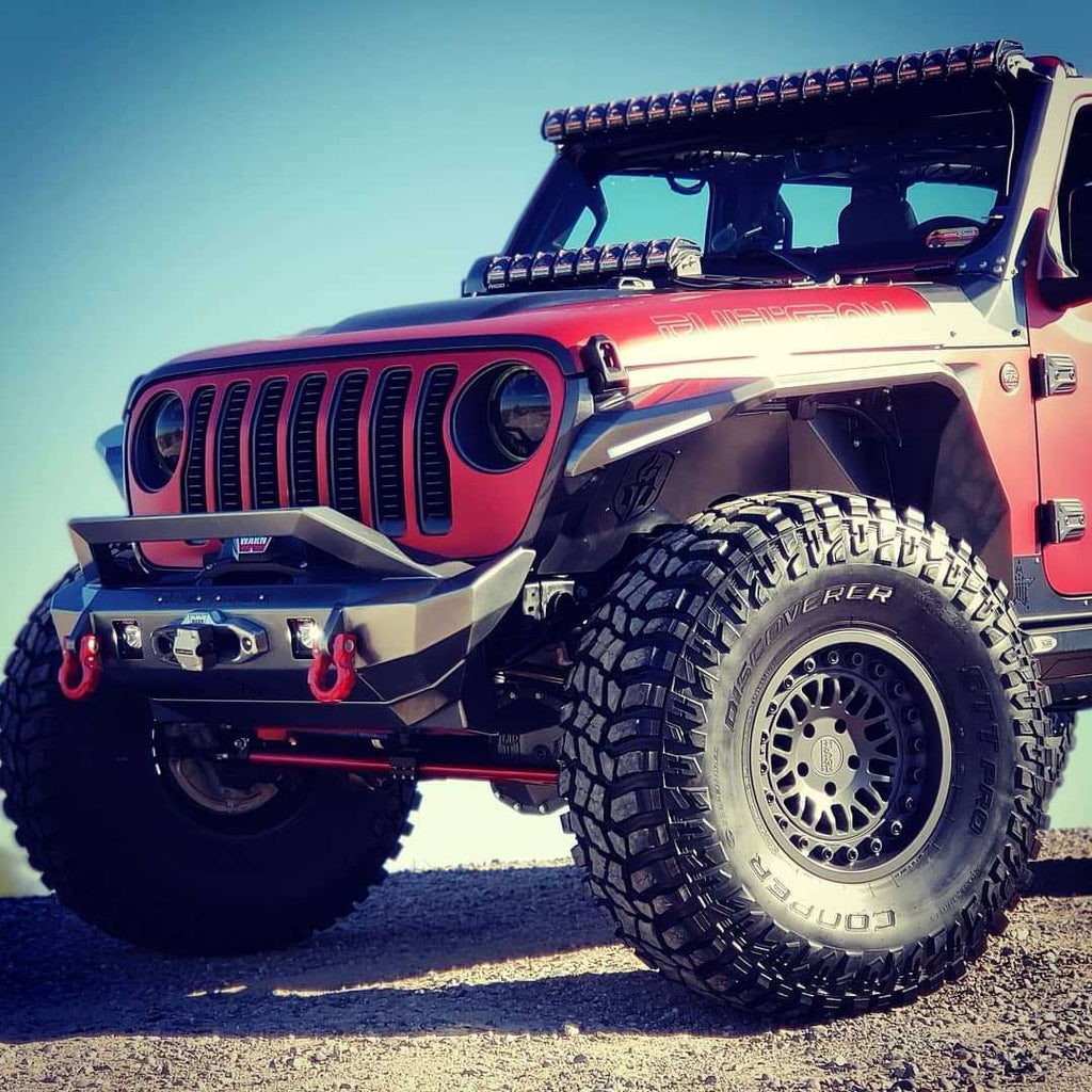 2018+ Jeep Jl Rubicon Stealth Front Fender Liner Jl Body Armor Raw Stainless Steel