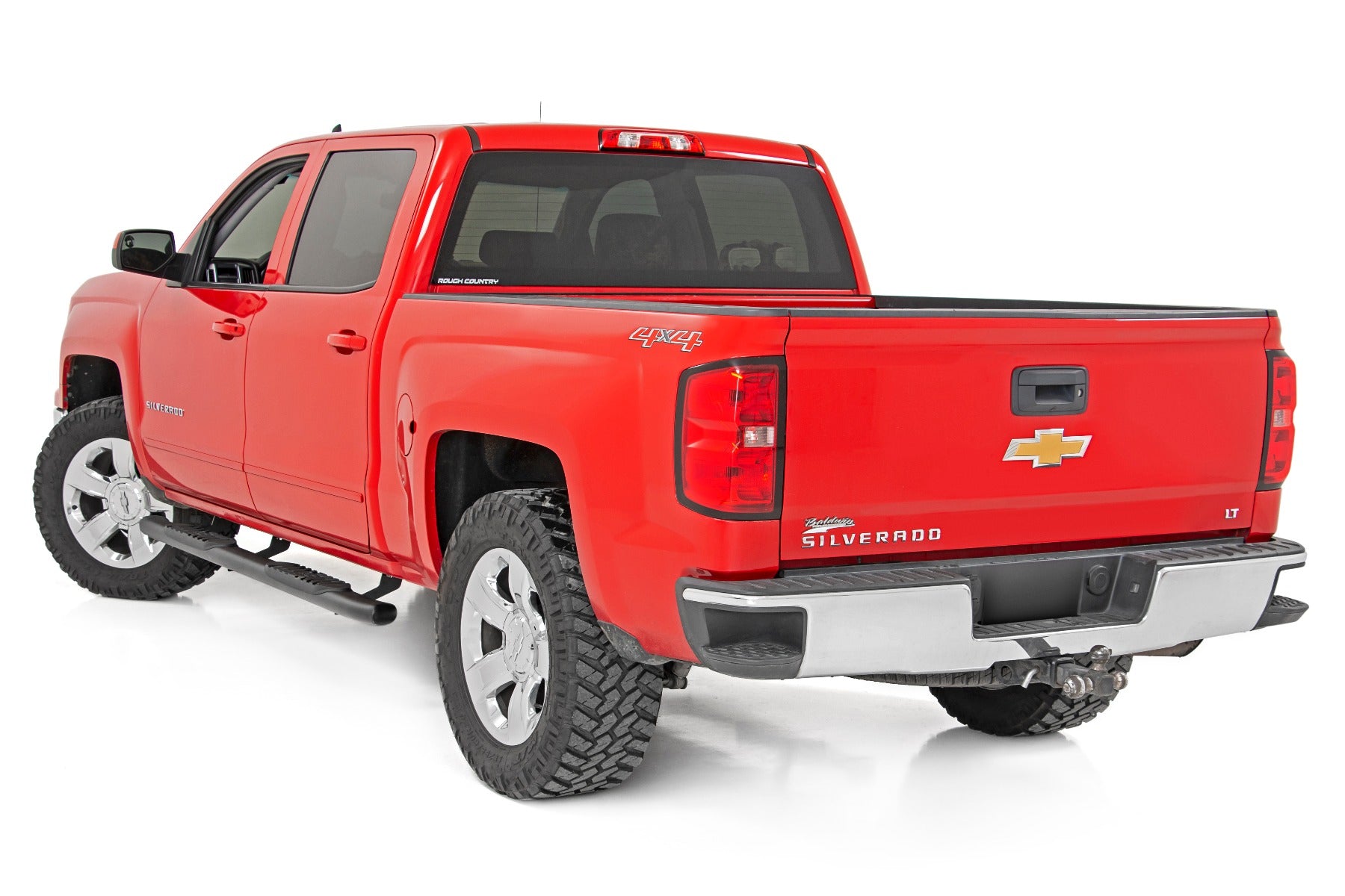 Rough Country Oval Nerf Step | Crew | Def Tank | Chevy/GMC 1500/2500HD/3500HD (07-19)
