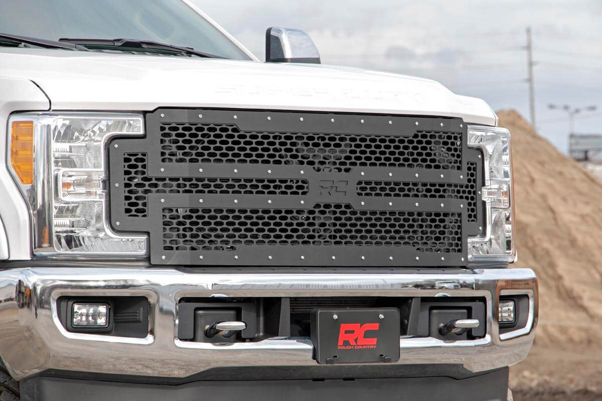 Rough Country Mesh Grille | Ford Super Duty 2WD/4WD (2017-2019)