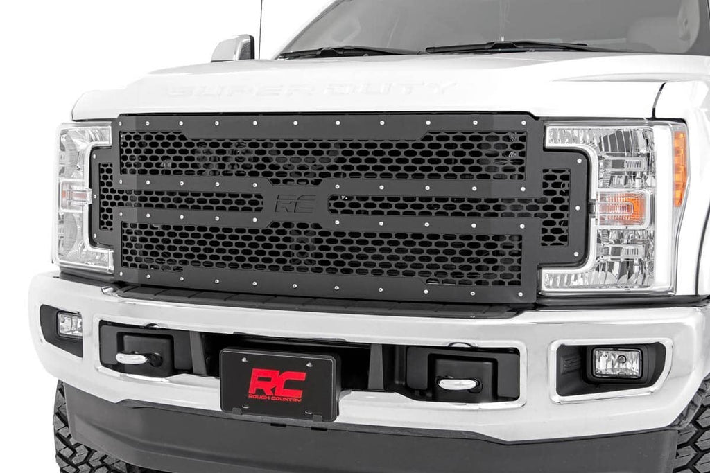 Rough Country Mesh Grille | Ford Super Duty 2WD/4WD (2017-2019)