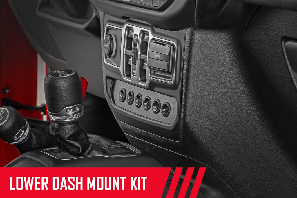Rough Country MLC-6 | Muliple Light Controller | Lower Dash | Jeep Wrangler JL (18-23)