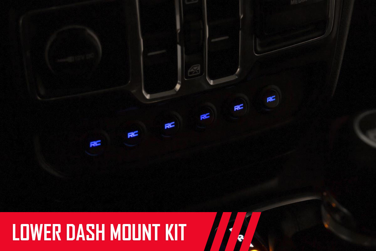 Rough Country MLC-6 | Muliple Light Controller | Lower Dash | Jeep Wrangler JL (18-23)
