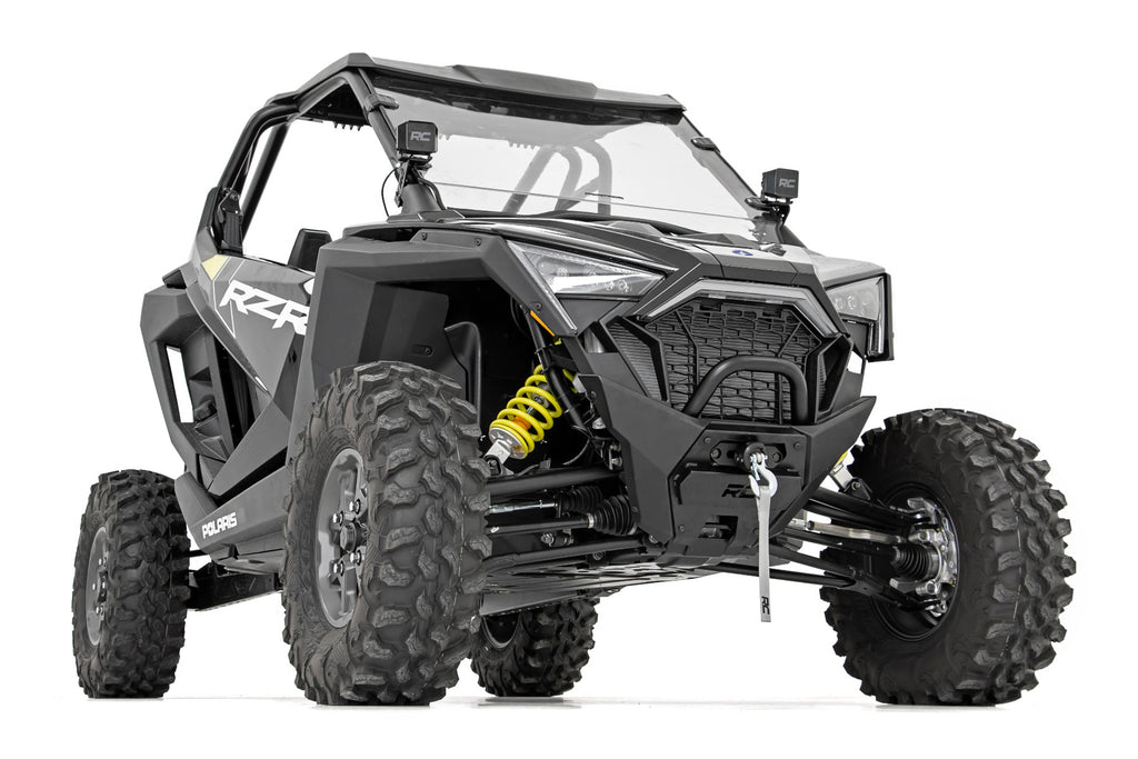 Rough Country LED Light | A Pillar Mount | 2" Chrome Pair | Wide Angle | Polaris RZR PRO XP (20-21)