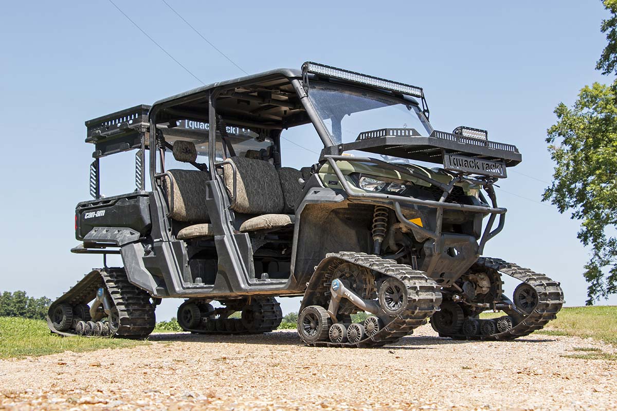 Rough Country LED Light | Windshield | 50" Black Dual Row | Can-Am Defender (16-22)