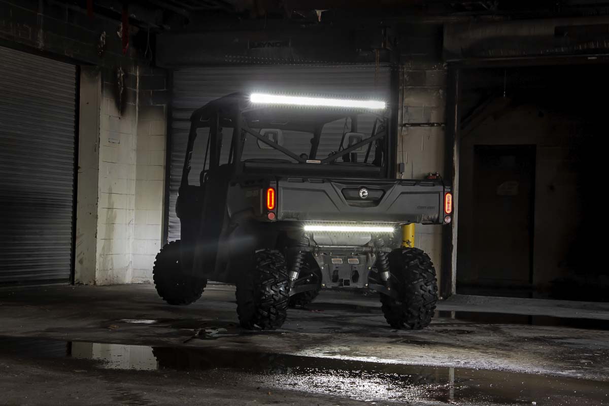 Rough Country LED Light | Cab Mount | 50" Black Dual Row