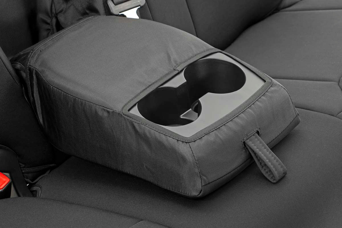 Rough Country Seat Covers | FR w/ Console Cover and Rear | Toyota Tundra (14-21)