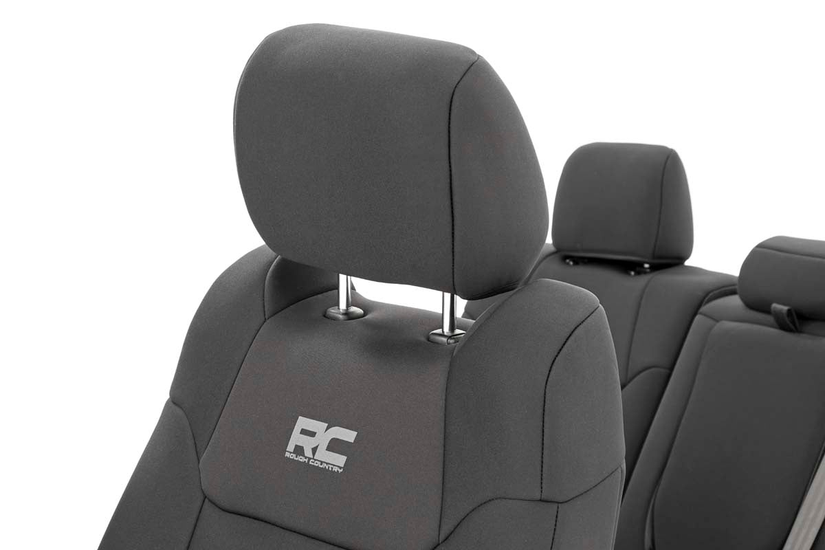 Rough Country Seat Covers | FR w/ Console Cover and Rear | Toyota Tundra (14-21)